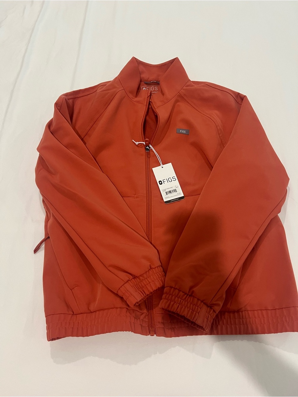 FIGS Terracotta Sydney Zip-Up Jacket